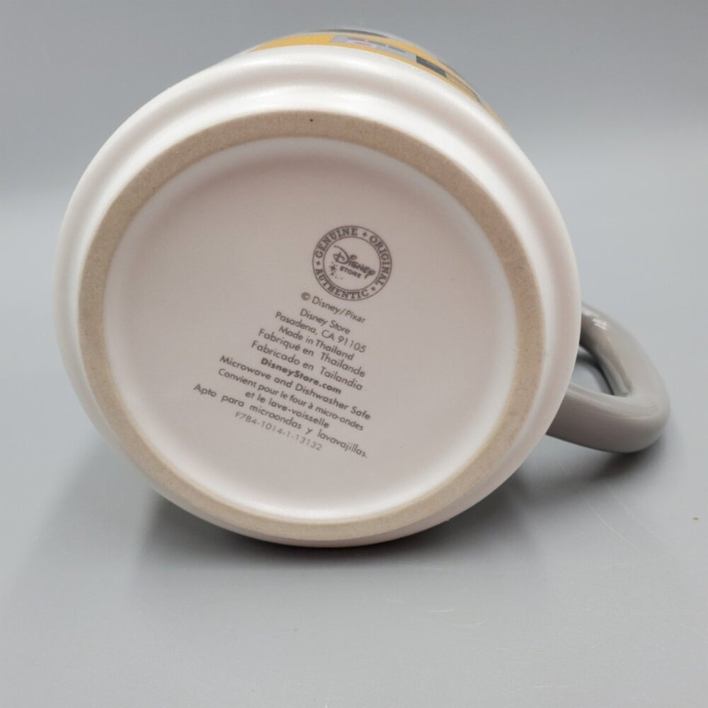 Disney Pixar Robot Wall-E Mug Cup Yellow Gray White New Unused - Picture 4 of 4